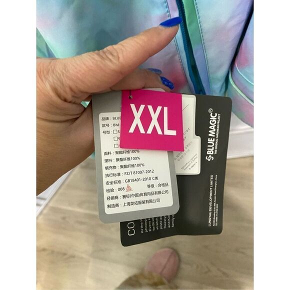 Women's Blue Magic Winter Colorful All In One Piece Ski Jumpsuit Winter Snowsuit - Picture 8 of 10